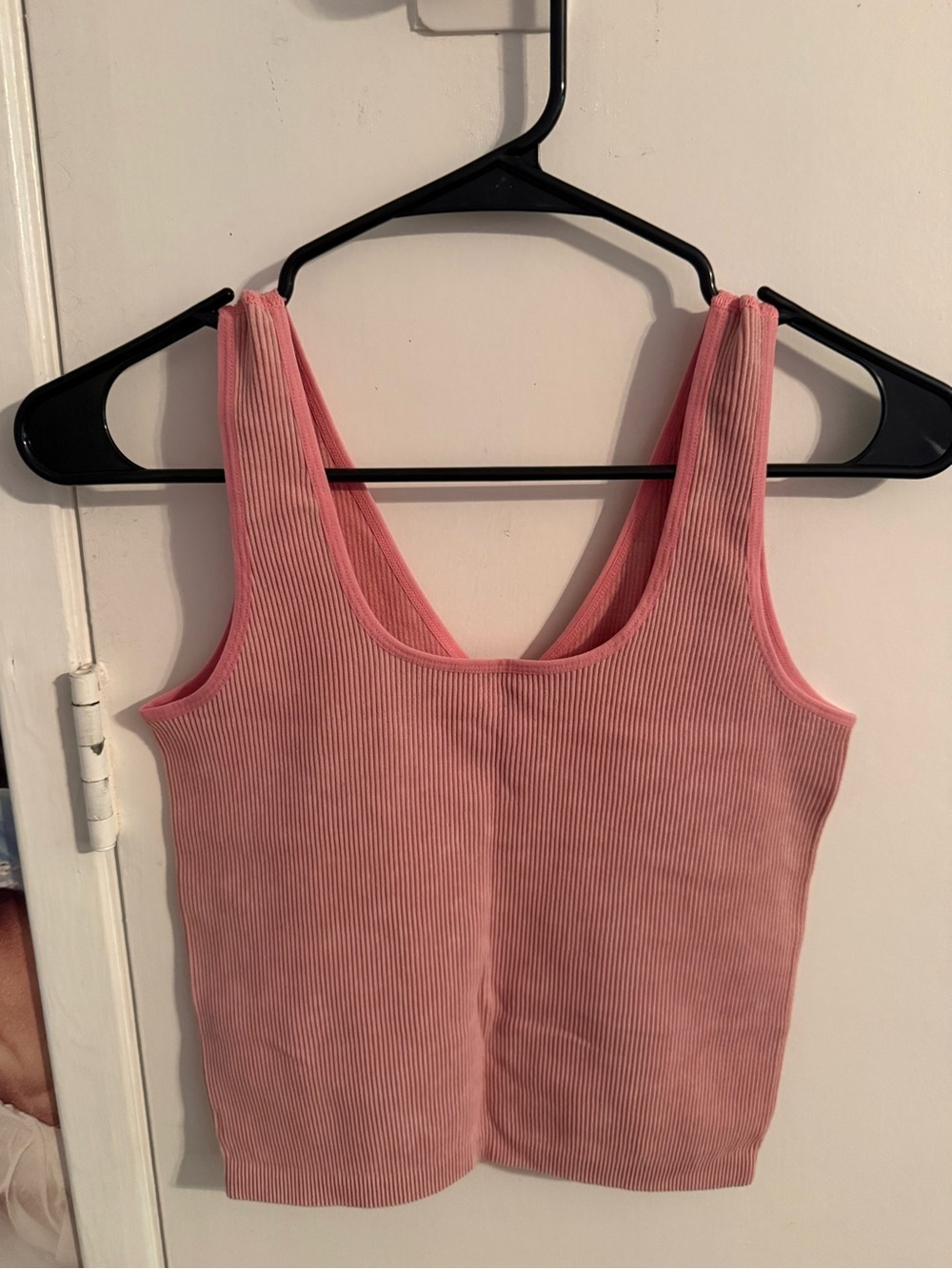 Yelete Pink Ribbed Tank Top